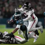 Barkley's pivotal drop late in 4th quarter burns Eagles in 22-21 loss to Atlanta Falcons