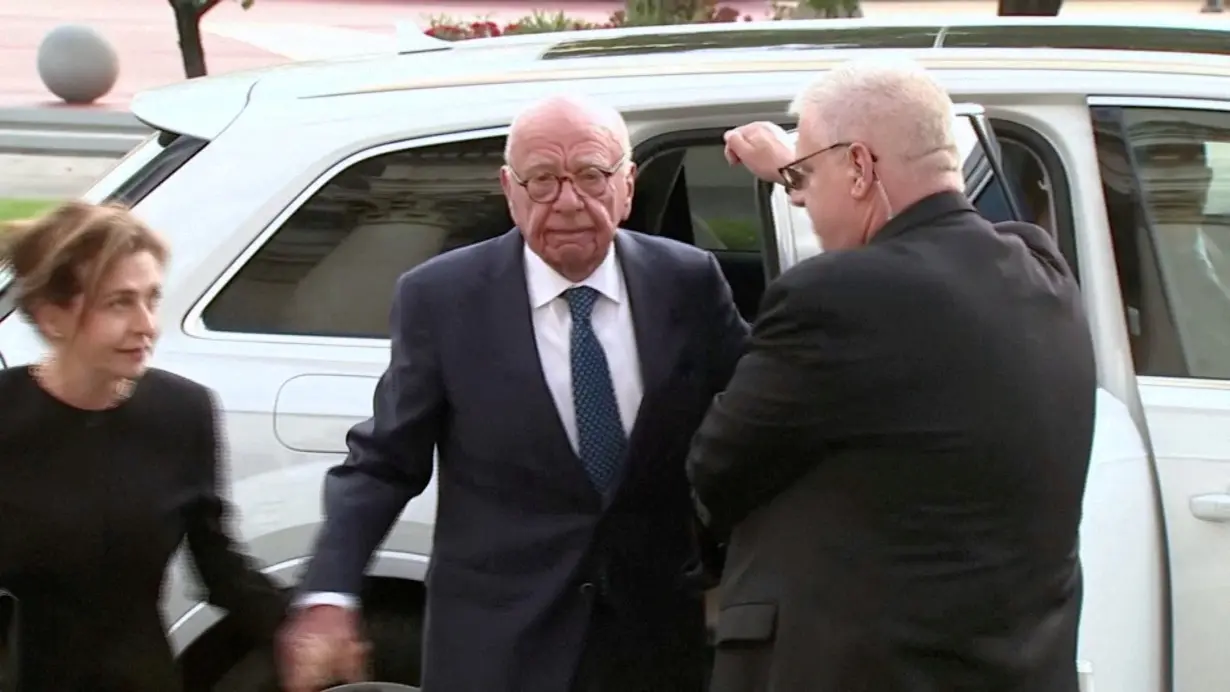 Murdoch family arrives at court for hearing, in Reno