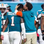 Miami Dolphins quarterback Tua Tagovailoa ‘smiling with his teammates’ and taking things ‘day by day’ after latest concussion