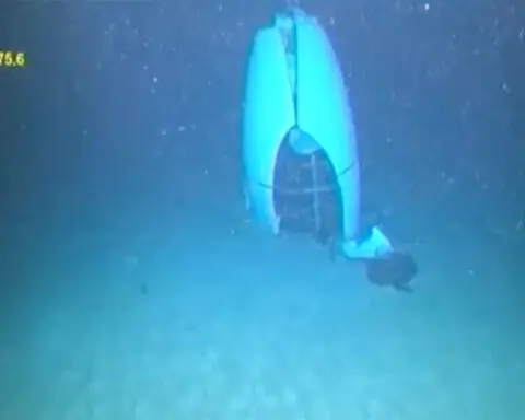 First image of ill-fated Titan submersible wreckage revealed at hearing into tragedy