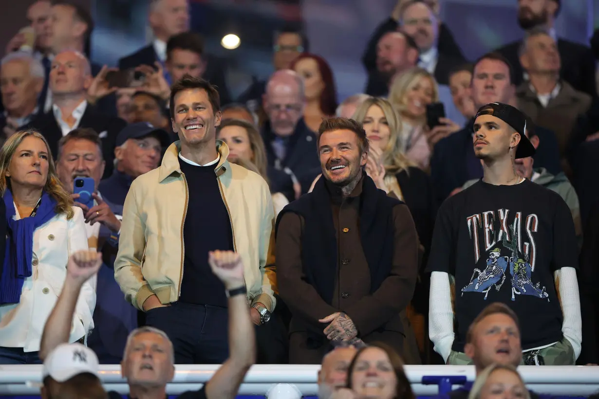 Tom Brady, David Beckham and Romeo Beckham were just a few of the big names in attendance on Monday night.