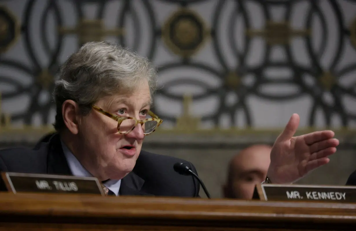 FILE PHOTO: U.S. Senator John Kennedy