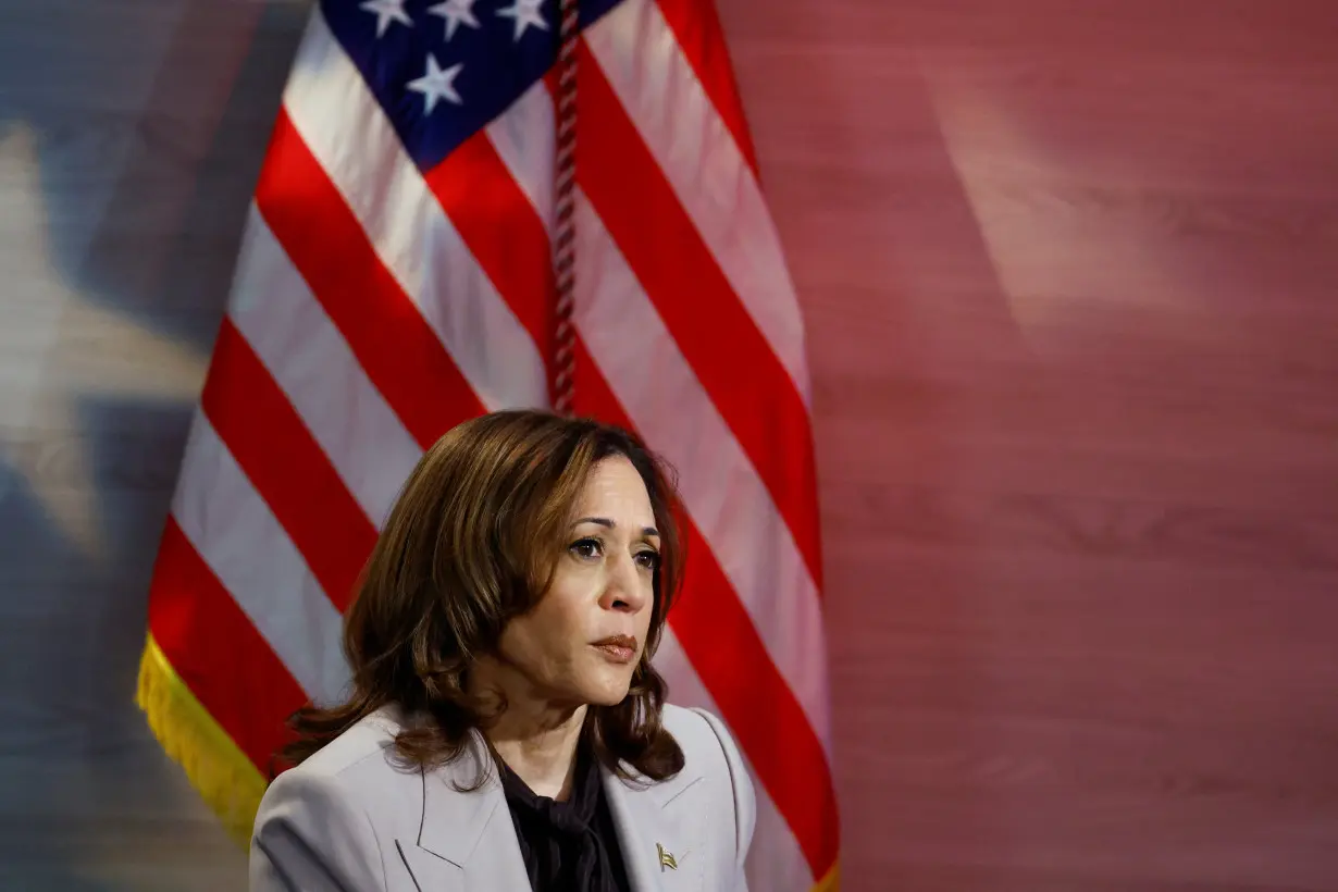 Democratic presidential nominee and U.S. Vice President Kamala Harris campaigns in Philadelphia