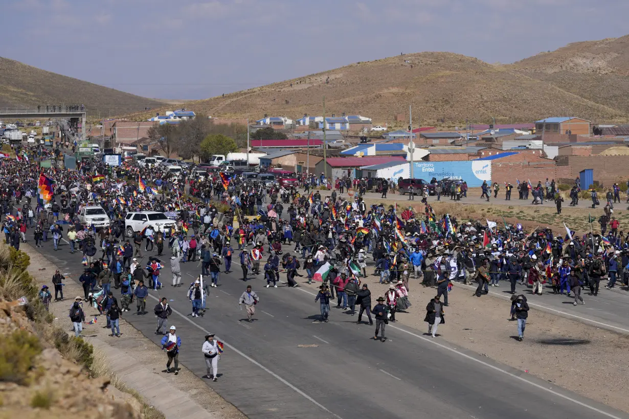 Bolivia Morales March