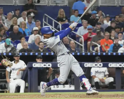 Jesús Sánchez leads Marlins in 11-9 win over Dodgers. Shohei Ohtani hits 48th homer of the season