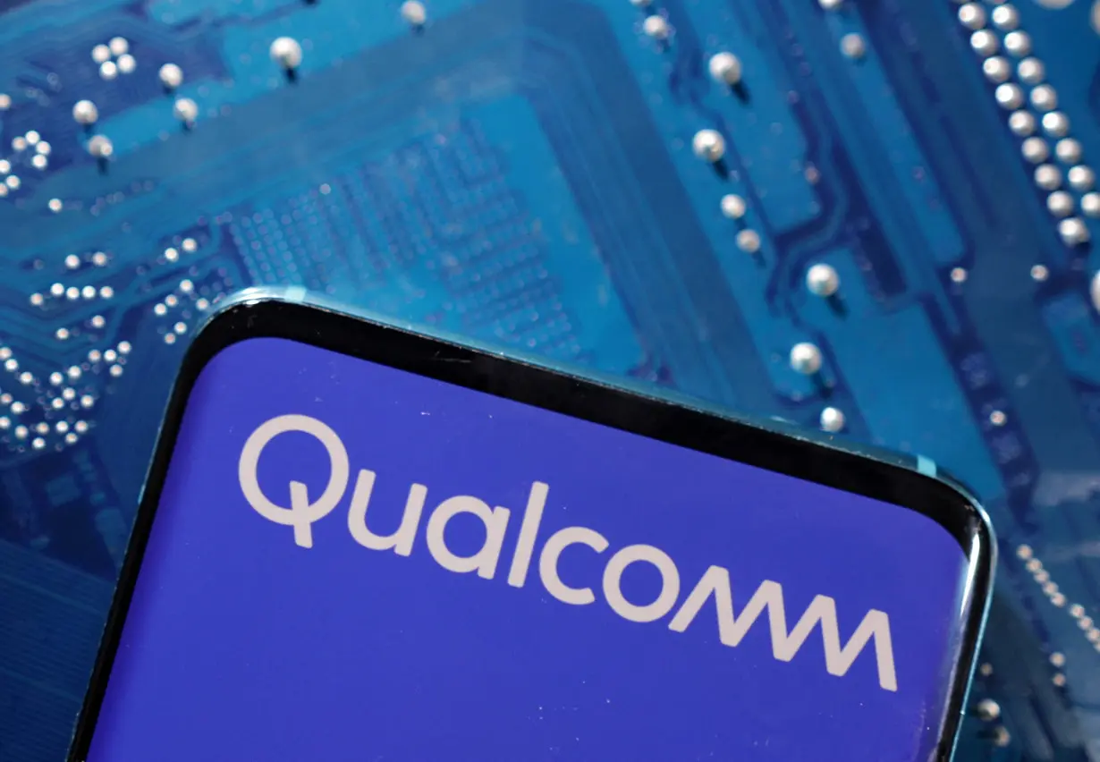 Illustration shows Qualcomm logo