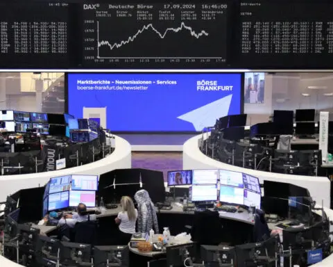 European shares end lower with Fed's big rate verdict in focus