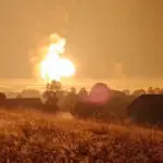 Ukraine claims to have destroyed large Russian ammunition depot in overnight drone attack