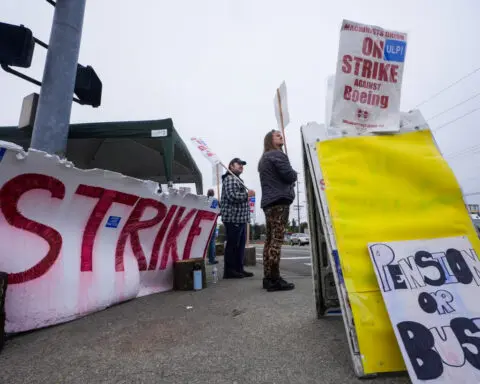 Boeing CEO says the company will furlough employees soon to preserve cash during labor strike