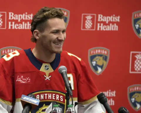 Panthers star Matthew Tkachuk opens up about the death of his friend Johnny Gaudreau