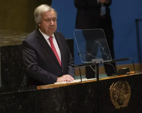 UN chief urges divided nations to approve blueprint to address global challenges from climate to AI