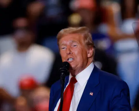 At New York rally Trump blames 'radical left', without citing evidence, for second assassination attempt