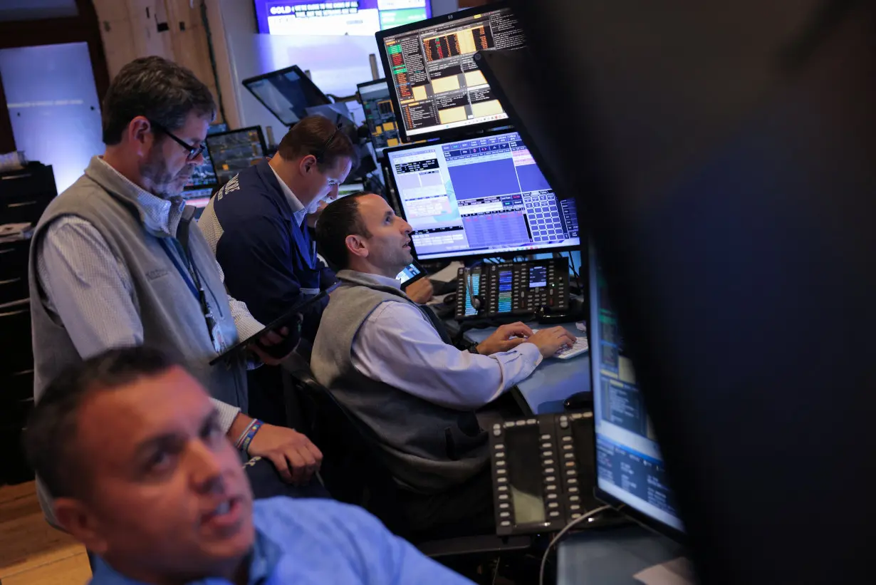 Federal Reserve Chair Jerome Powell interest rate announcement at the New York Stock Exchange (NYSE) in New York City