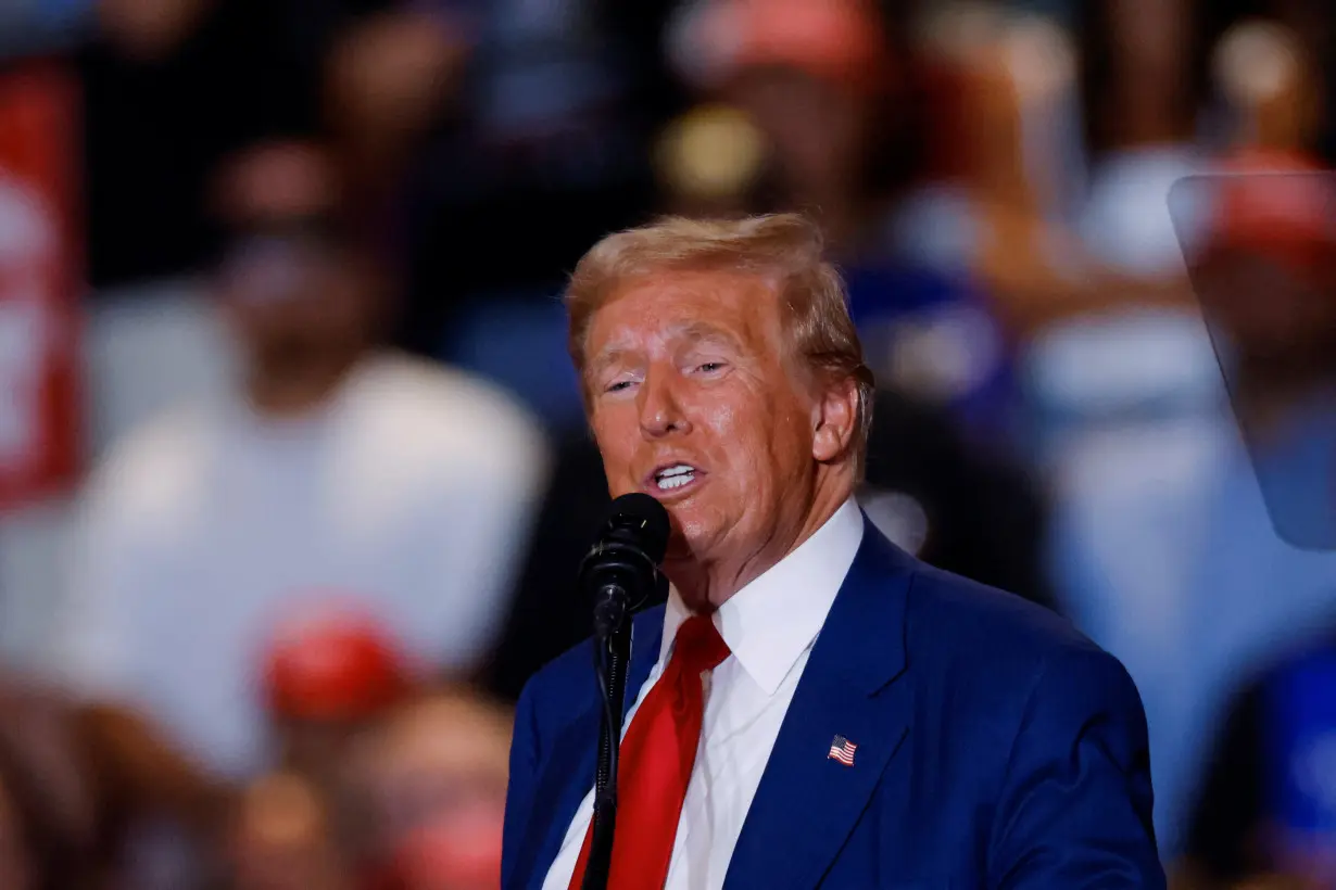 Former U.S. President Trump rally at Nassau Veterans Memorial Coliseum in Uniondale