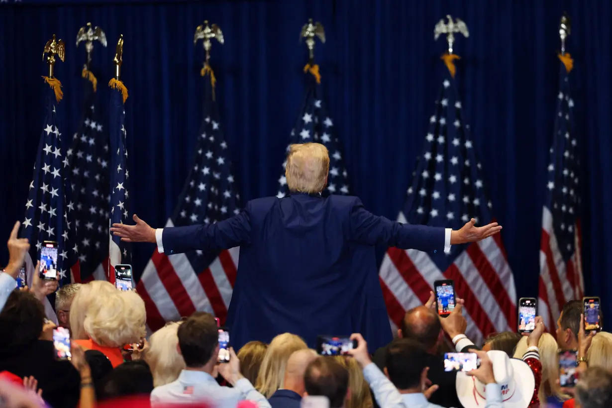 Former U.S. President Trump rally at Nassau Veterans Memorial Coliseum in Uniondale