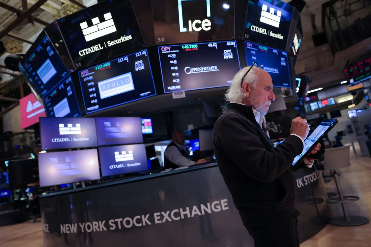 Federal Reserve Chair Jerome Powell interest rate announcement at the New York Stock Exchange (NYSE) in New York City