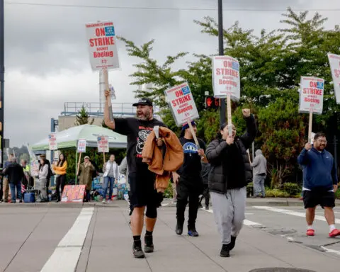 The Boeing strike has already cost the company and its workers $572 million – and the pace of losses is climbing