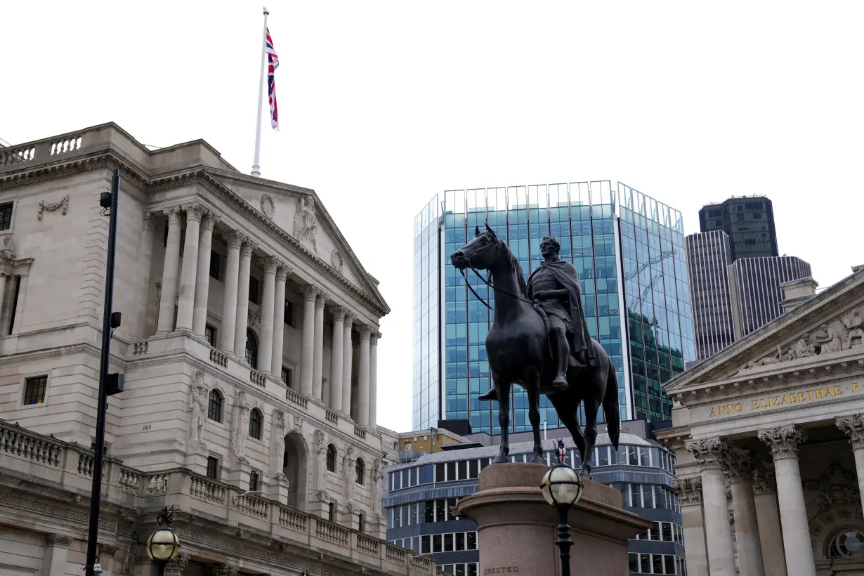 Bank of England building, in London