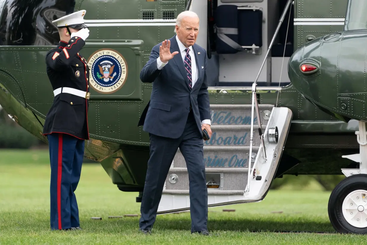 U.S. President Joe Biden Returns To The White House