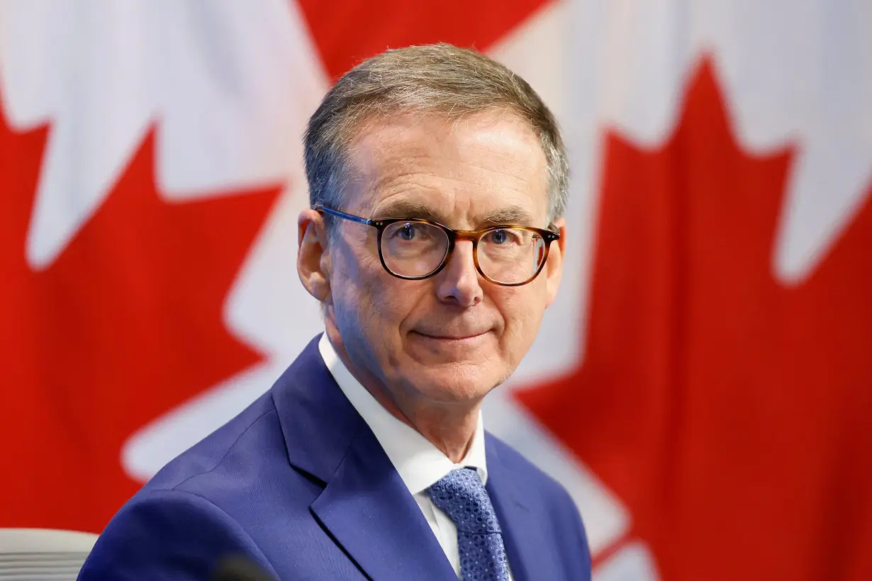 Bank of Canada Governor Tiff Macklem takes part in a press conference in Ottawa