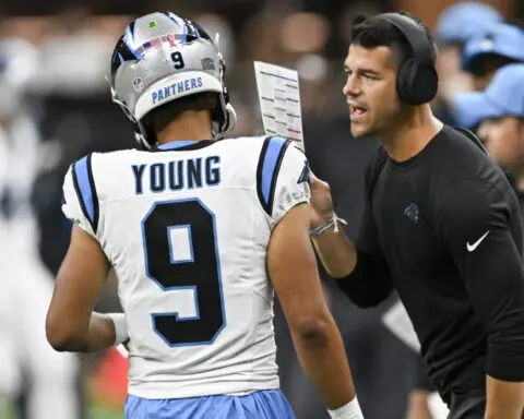 Panthers QB Bryce Young says he was surprised to learn he'd been benched, needs to get better