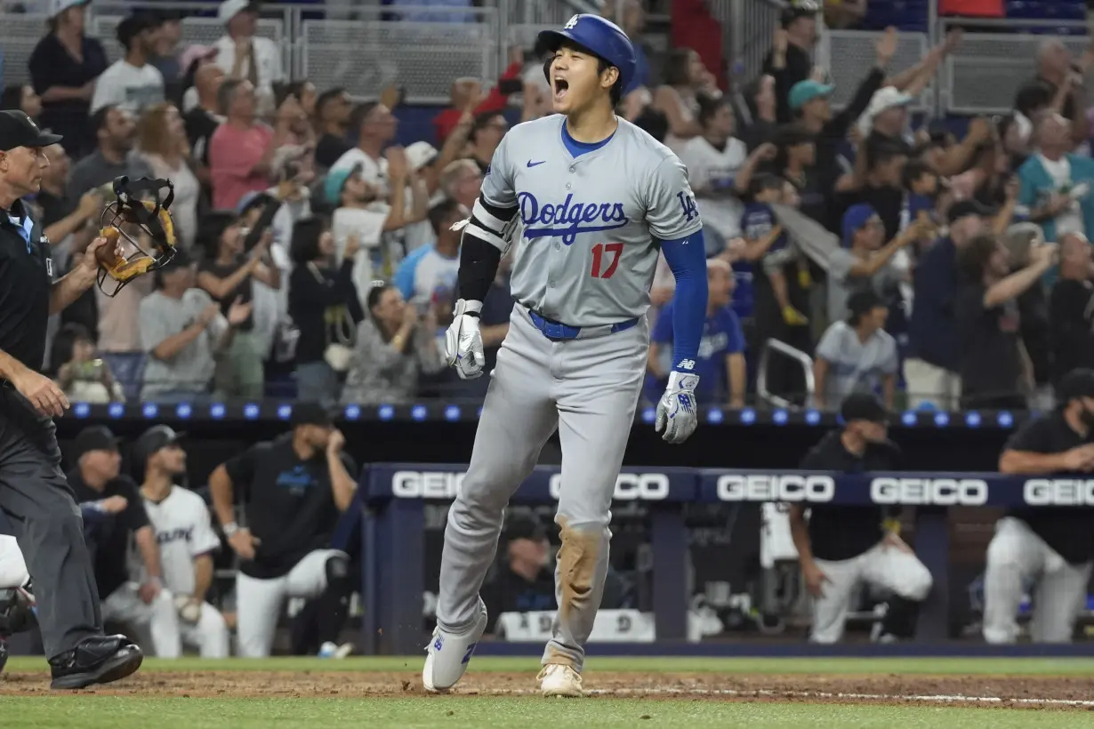 Dodgers Marlins Baseball