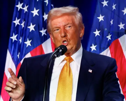 Trump says Fed's rate cut was 'political move'