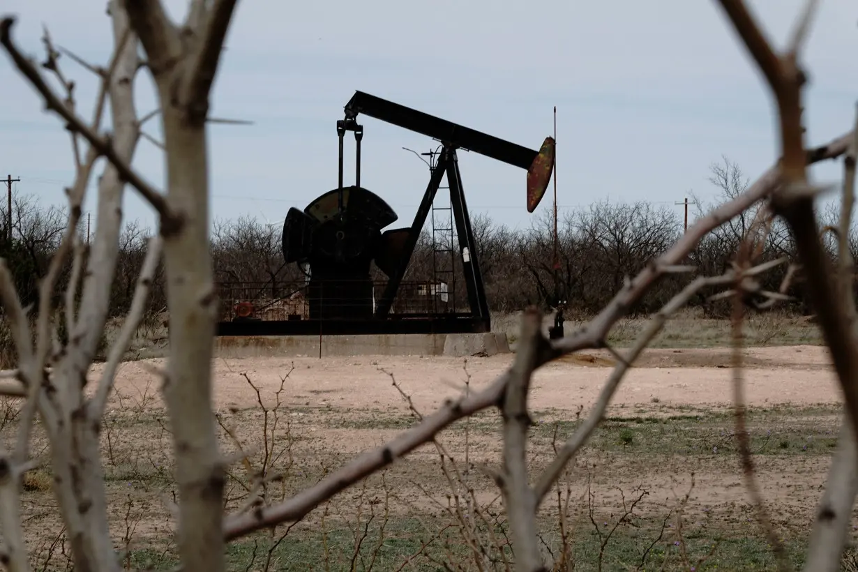 Oil drilling in West Texas's Permian Basin