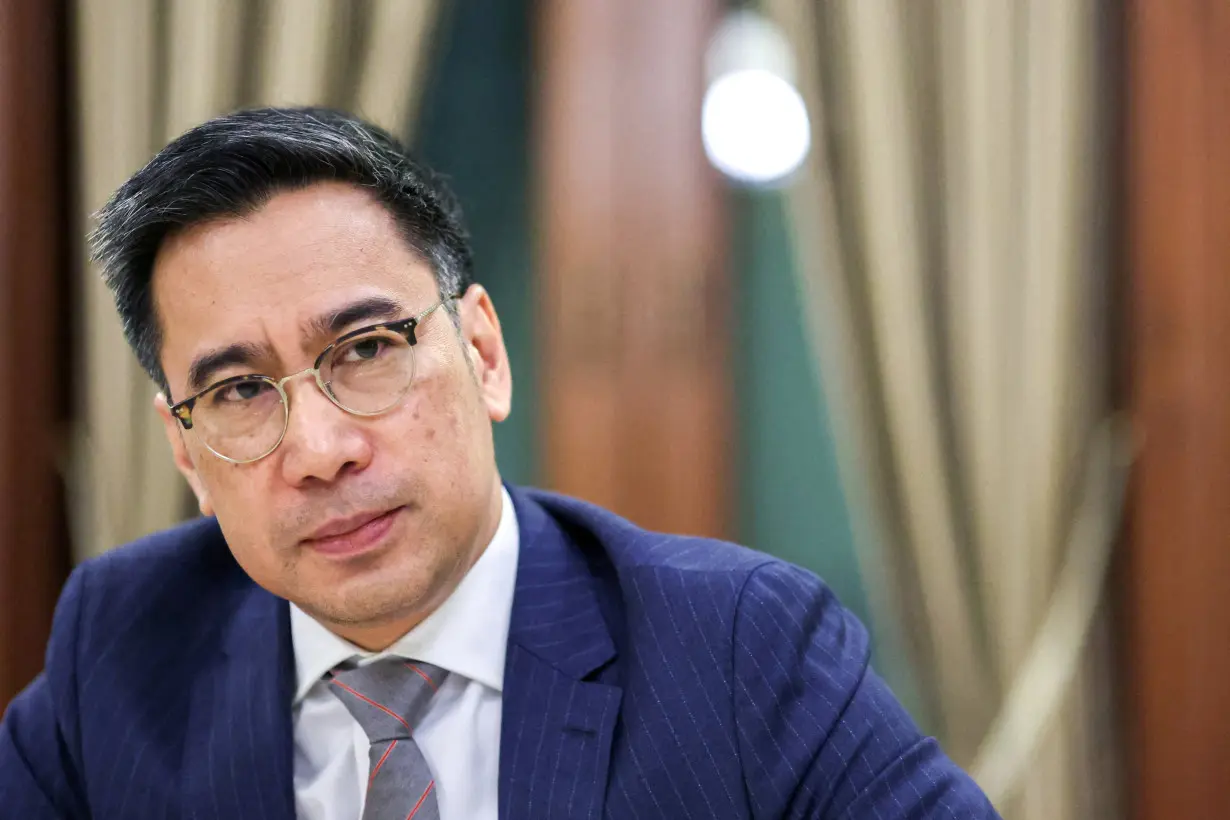 FILE PHOTO: Bank of Thailand Governor Sethaput Suthiwartnarueput looks on during an interview with Reuters in Bangkok