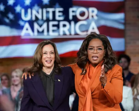 Harris tells Oprah any intruder to her home is 'getting shot'