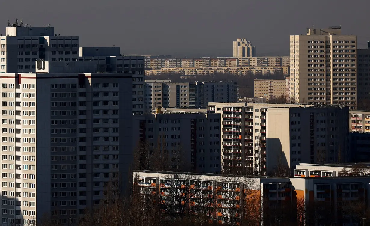 FILE PHOTO: Residential buildings are seen in the district of Marzahn-Hellersdorf in Berlin