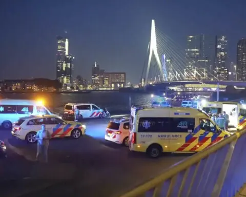 Dutch prosecutors say man arrested after fatal stabbing is suspected of a terrorist motive