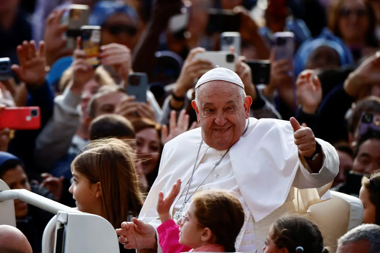 Pope Francis holds weekly audience