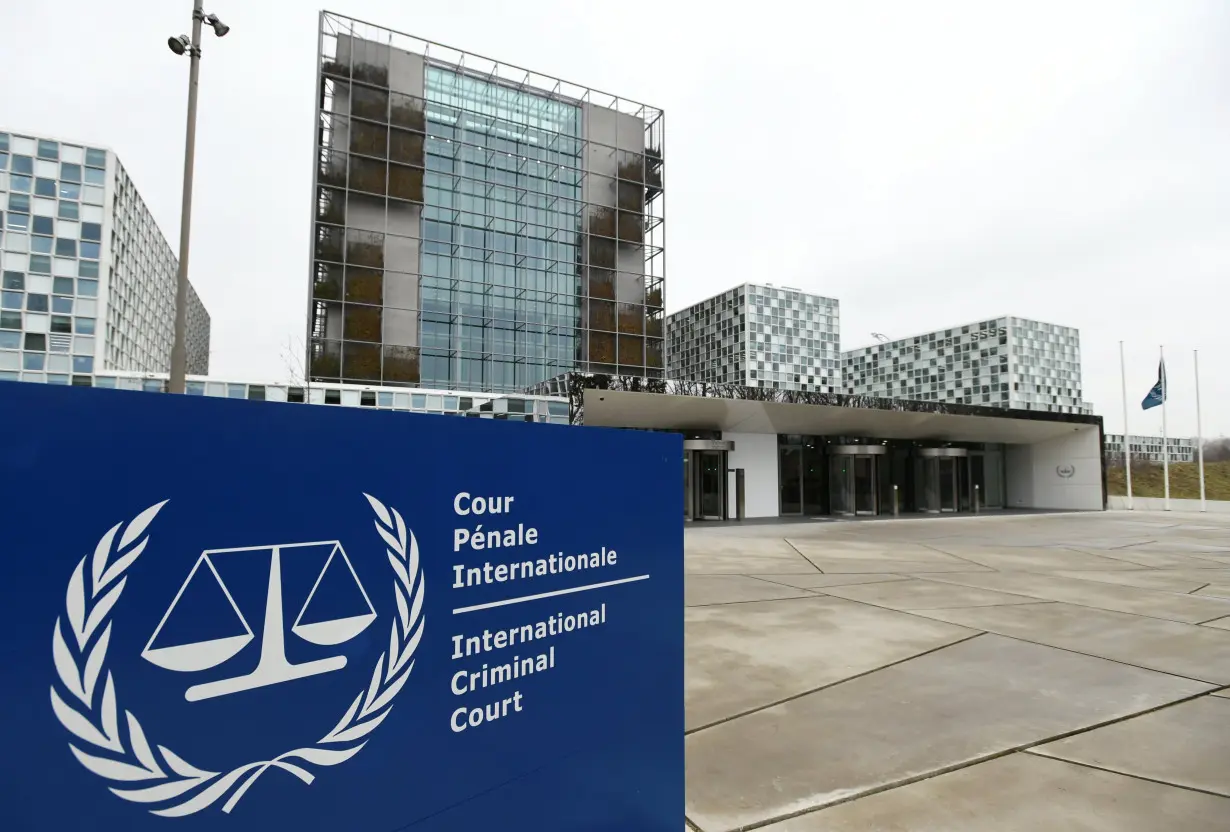 The International Criminal Court building is seen in The Hague