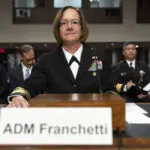 The Navy's highest-ranking military officer is treated successfully for breast cancer