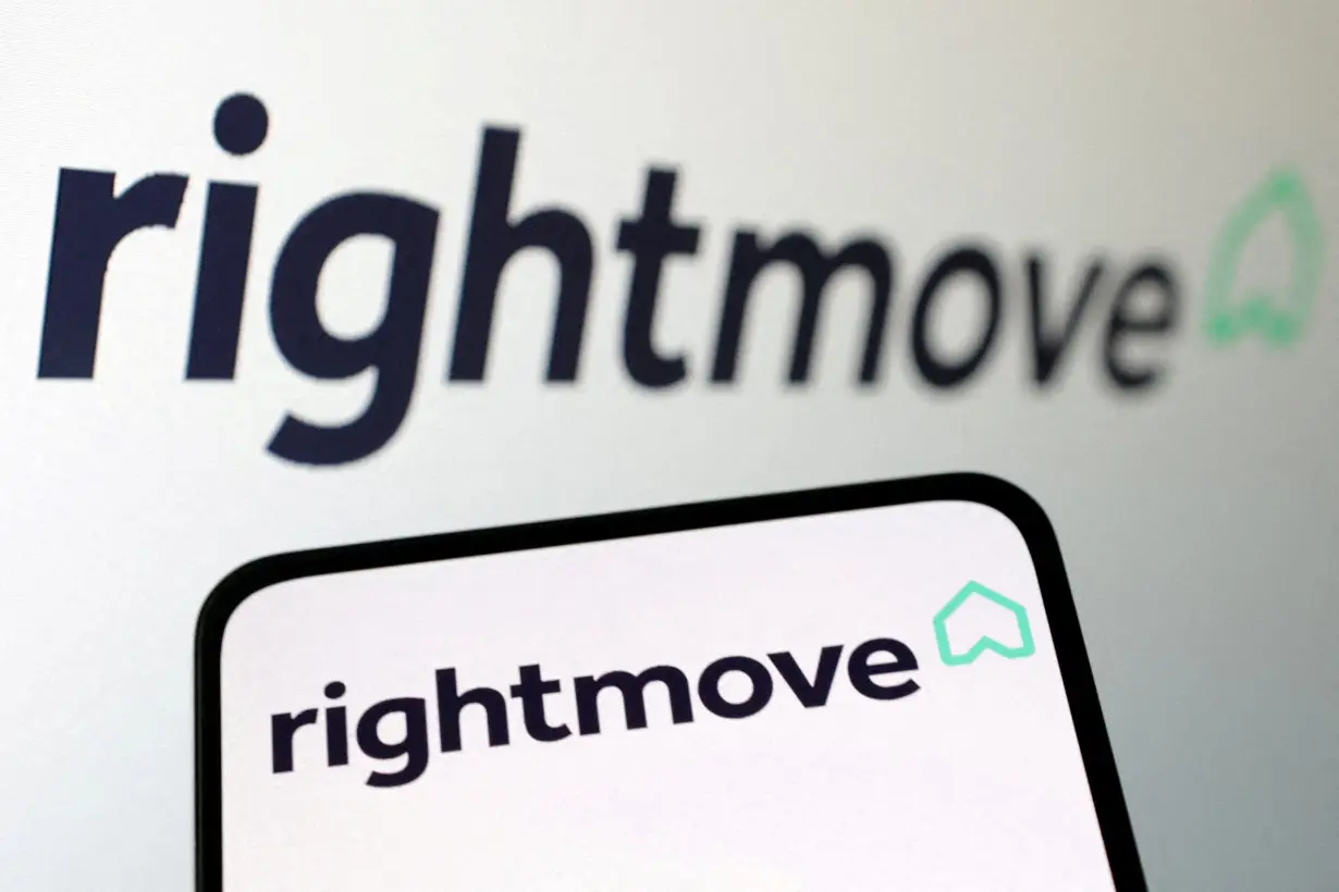 FILE PHOTO: Illustration shows Rightmove logo