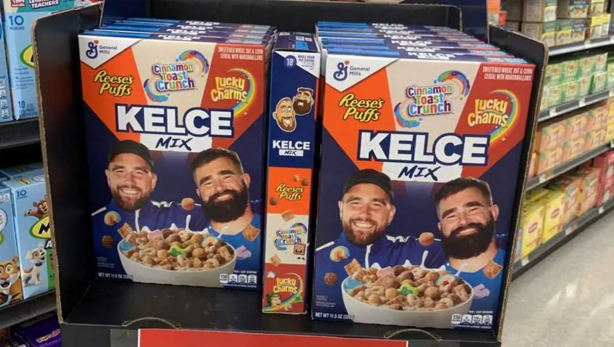 Kelce Cereal: Travis Kelce and Jason Kelce's cereal hits the shelves in Kansas City