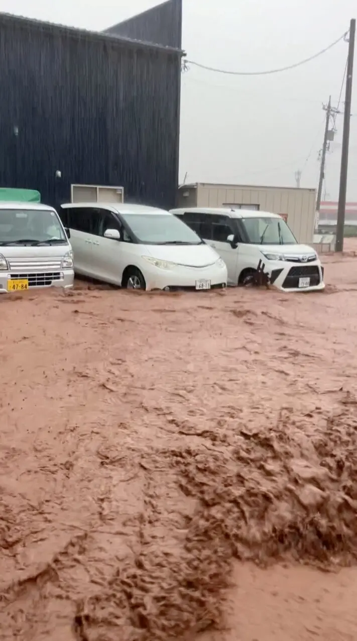 Heavy rains in Wajima