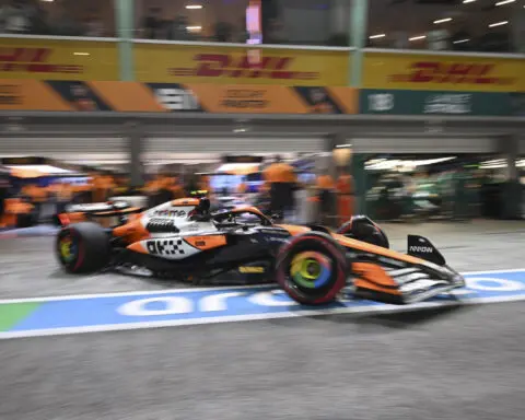 Lando Norris beats Max Verstappen for pole position at F1's Singapore Grand Prix