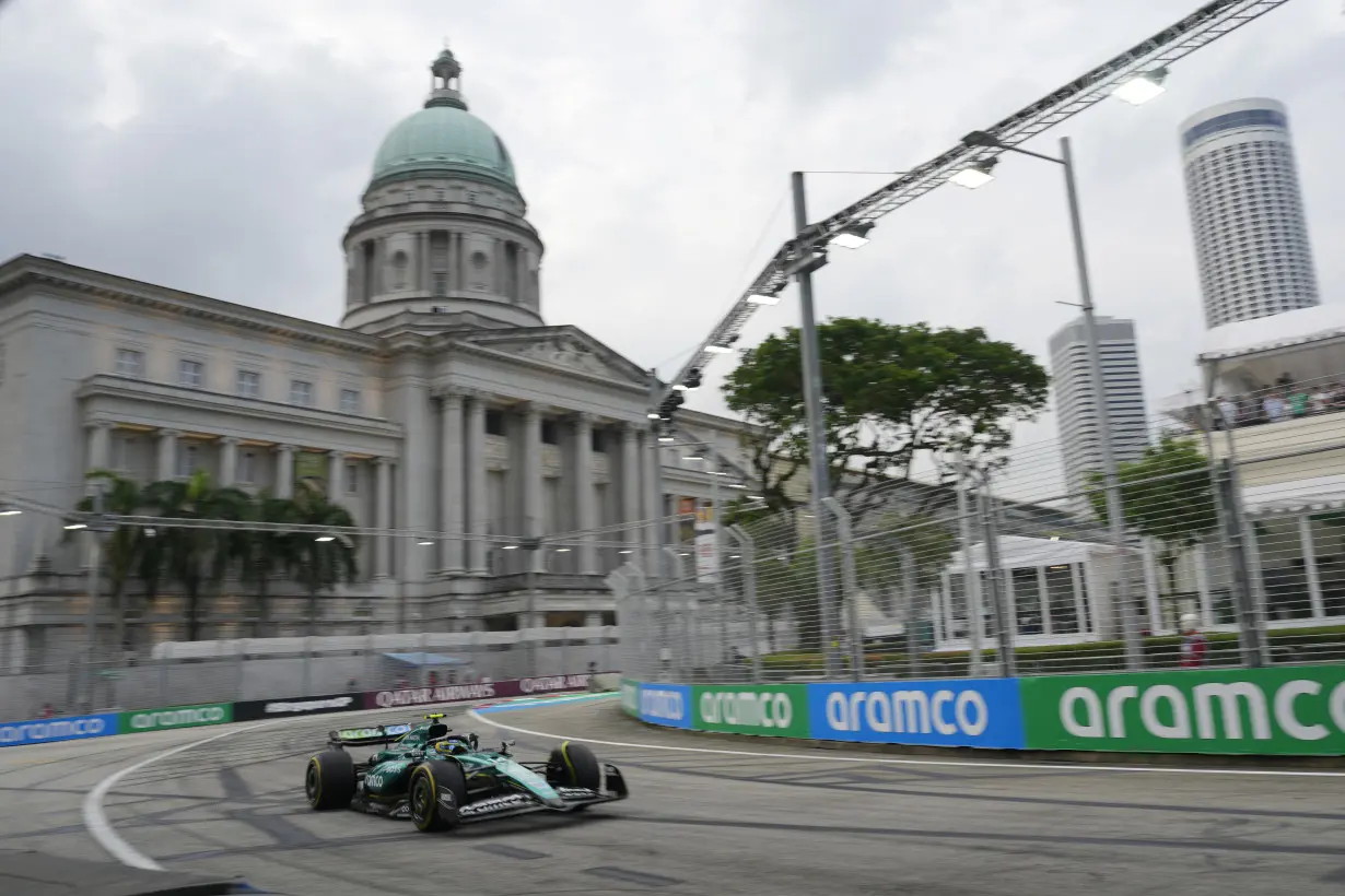 Singapore F1 GP Auto Racing