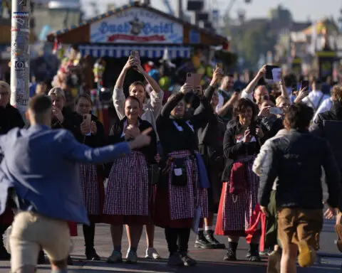 Oktoberfest is open. The world’s largest folk festival begins after ceremonial keg-tapping