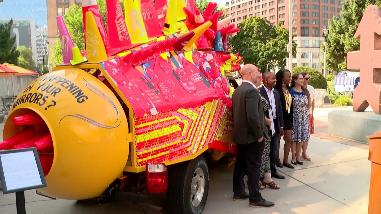 Milwaukee is spending $88,000 on an art car. It broke a month after it was introduced.