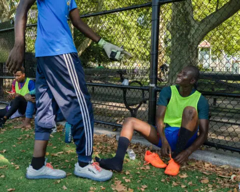 It started with an informal pick-up game. Now, this organized soccer club is a lifeline for many asylum-seekers