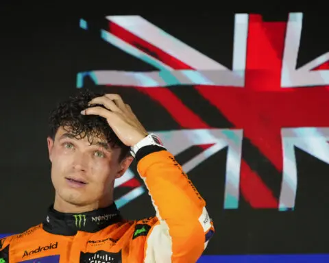 Lando Norris cruises to victory at Singapore Grand Prix to cut Max Verstappen's F1 lead