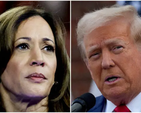 NBC, CBS polls show Harris gaining ground on Trump as views brighten