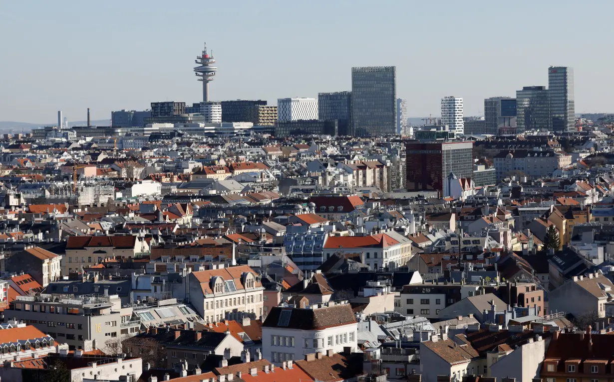 FILE PHOTO: General view of the city center in Vienna