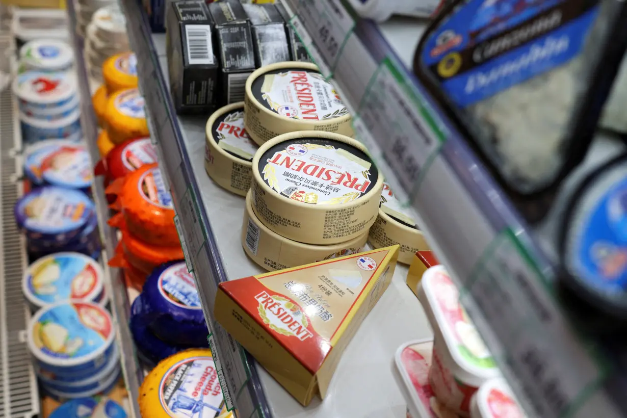 FILE PHOTO: Dairy products in Beijing