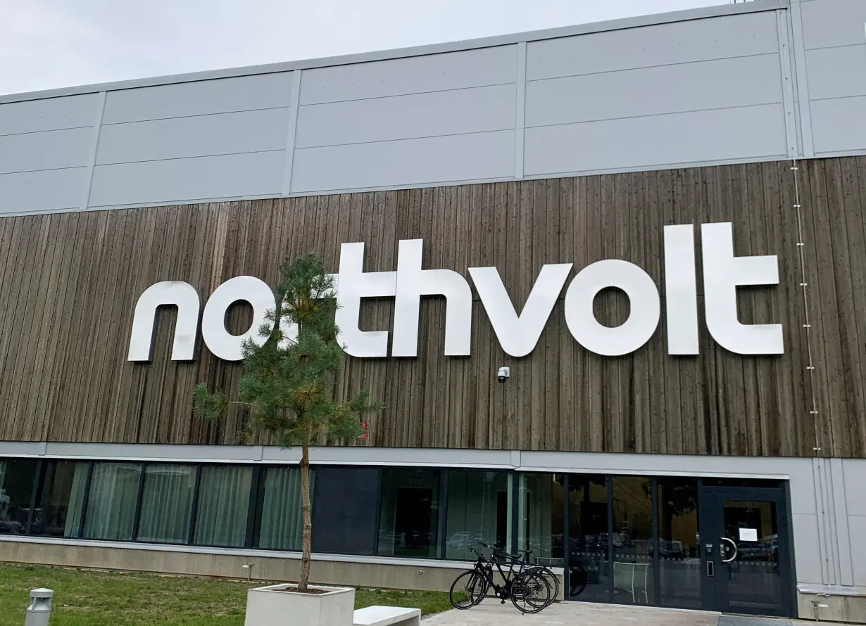 FILE PHOTO: Northvolt facility in Vasteras