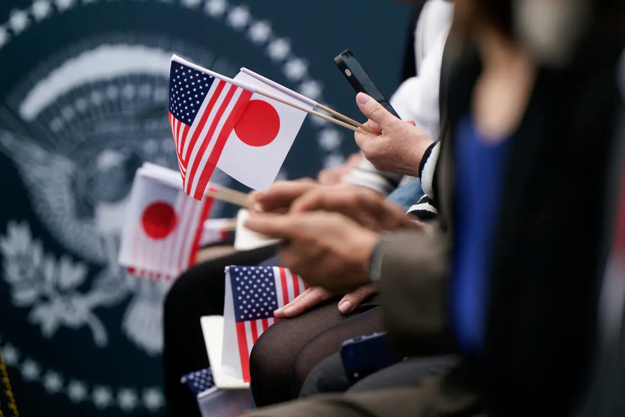 U.S. President Joe Biden hosts Japanese PM Fumio Kishida for official state visit at the White House in Washington