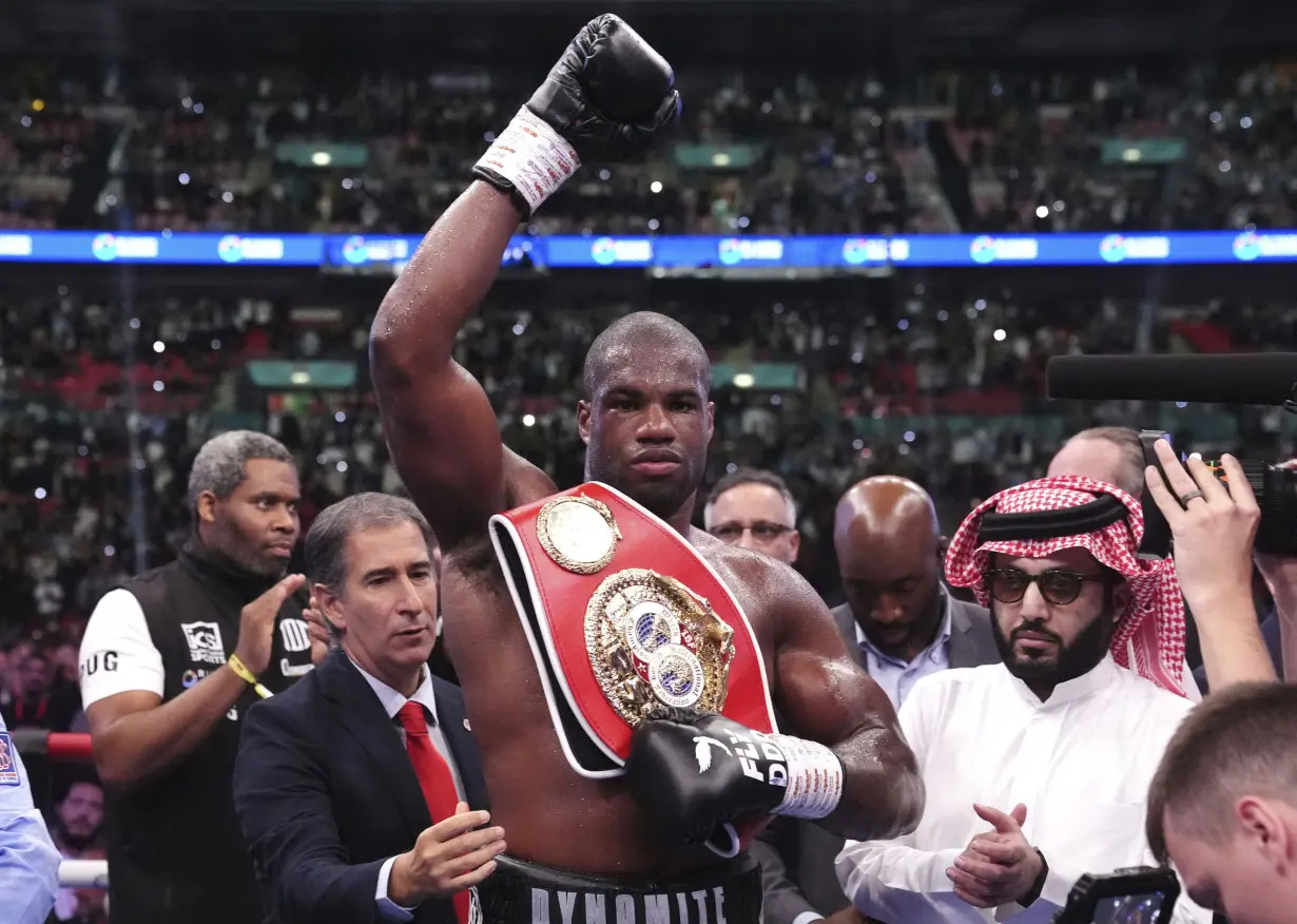 Britain Boxing Joshua Dubois